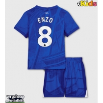 Chelsea Enzo Fernandez #8 Replica Home Minikit 2025-26 Short Sleeve (+ pants)